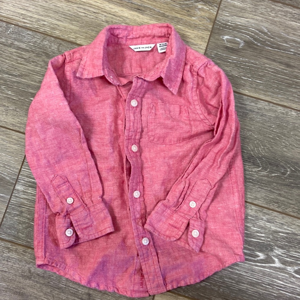 Janie and Jack Linen Shirt